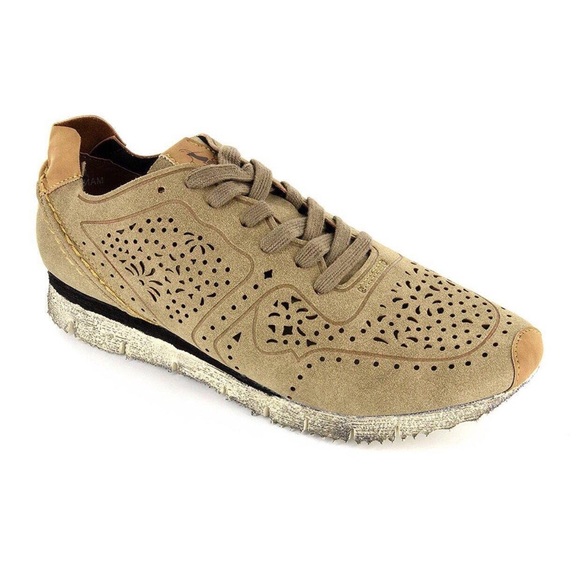 Boutique by Corkys Active Taupe Laser Cut Sneakers - Picture 1 of 1
